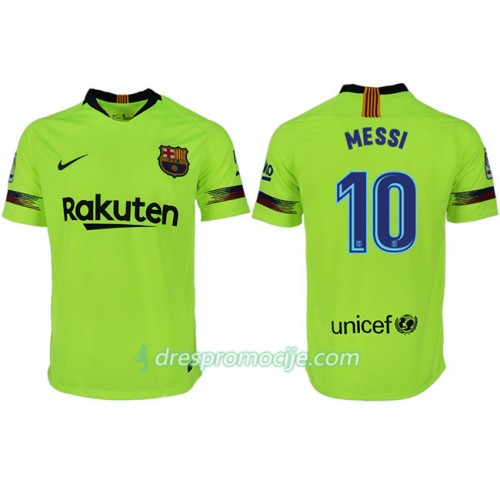 FC Barcelona Dres MESSI 10 Gostujući 2018/19 Kratkih Rukava FC Barcelona Dres MESSI 10 Gostujući 2018/19 Kratkih Rukava